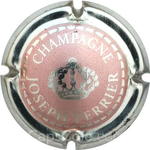 Capsule Joseph Perrier Rose pâle, contour métal