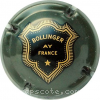 Capsule Bollinger Kaki métallisé, verso or