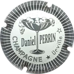 Capsule Perrin Daniel Blanc, contour gris, striée