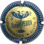 Capsule Perrin Daniel Or, contour bleu, striée