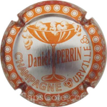 Capsule Perrin Daniel Métal, contour orange métallisé