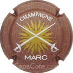 Capsule Marc Marron, or et blanc, mat