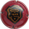 Capsule Bollinger Bordeaux, lettres épaisses