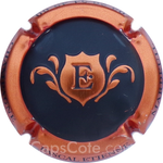 Capsule Etienne Pascal Noir mat, contour cuivre