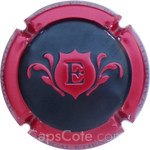 Capsule Etienne Pascal Noir mat, contour rouge