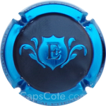 Capsule Etienne Pascal Noir mat, contour bleu