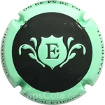 Capsule Etienne Pascal Noir mat, contour vert