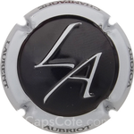 Capsule Aubriot Laurent Noir, contour argent