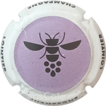 Capsule Lointier-Devaugerme Mauve et noir, contour blanc