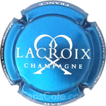 Capsule Lacroix Bleu métallisé et blanc