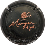 Capsule Mangin & Fils Noir et or cuivré, en relief