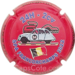 Capsule Pessenet Didier Fond rouge, en relief, N°---/300