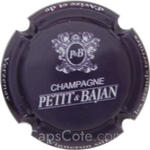 Capsule Petit & Bajan Prune foncé et blanc