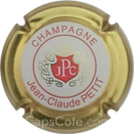 Capsule Petit Jean-Claude Contour or, lettres rouges