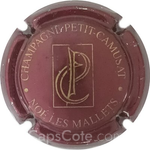 Capsule Petit-Camusat Bordeaux foncé et or
