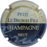 Capsule Petit-Le Brun et Fils Brut, Beige et noir