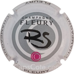Capsule Fleury  RS, Blanc et gris foncé, Logo rouge