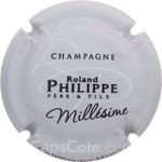 Capsule Philippe R. Millésime, Gris pâle, noir et blanc
