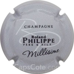 Capsule Philippe R. Millésime, Gris, noir et blanc