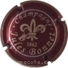 Capsule Bonnet Jules Bordeaux et argent 