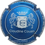 Capsule Cousin Claudine Bleu métallisé et blanc
