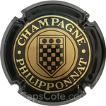 Capsule Philipponnat Or mat, contour noir