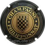 Capsule Philipponnat Or mat foncé, contour noir