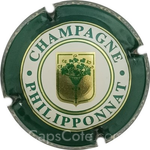 Capsule Philipponnat Ecusson or et vert, Ctr vert