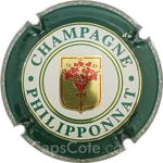 Capsule Philipponnat Ecusson or et rouge, Ctr vert