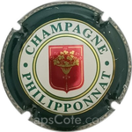 Capsule Philipponnat Ecusson rouge et or, Ctr vert
