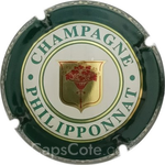 Capsule Philipponnat Ecusson or et rouge, Ctr vert