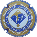 Capsule Phlipaux Père et fils Bleu et or, strié blanc, Ctr bleu