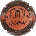 Capsule Mahe G Cuivre, contour marron