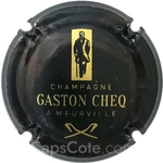 Capsule Cheq Gaston Noir, or et marron foncé