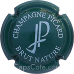 Capsule Picard Jacques Vert et blanc, Brut Nature