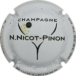 Capsule Nicot-Pinon Nathalie Blanc et noir, strass