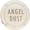 Capsule Angel Dust Blanc et gris, nom au centre