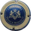 Capsule Bonville Franck Bleu et crème, contour bleu