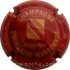 Capsule Bourdaire Massonot Bordeaux et or
