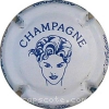 Capsule Arlette (La fée d') Visage blanc et bleu foncé