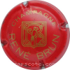 Capsule Brun René Rouge et or