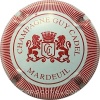 Capsule Cadel Guy Blanc et bordeaux, contour strié