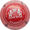 Capsule Cadel Guy Rouge et blanc, contour strié