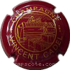 Capsule Cadel Vincent Bordeaux et or