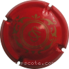 Capsule Carre Serge Rouge et or