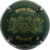 Capsule Carreau Jean-Luc Vert foncé et or