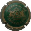 Capsule Armand-Blin Vert et or strié
