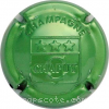 Capsule Chapuy Estampée vert métallisé