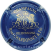 Capsule Chardonnet René & Fils Bleu foncé et or pâle