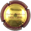 Capsule Charles Heidsieck Or et bordeaux